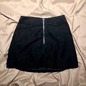 H&M Suede Mini Skirt
